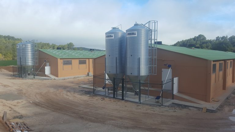 Granjas porcino con silos roxell